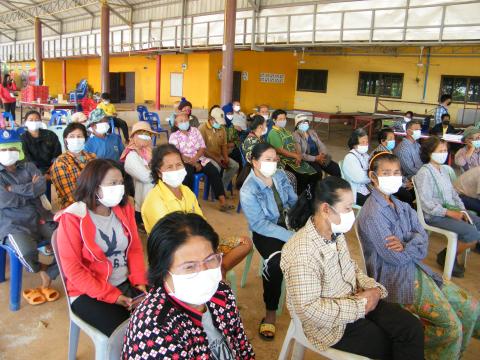 ประชุมประชาคม เพื่อสำรวจความคิดเห็นของประชาชนในการขออนุญาตก่อสร้