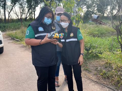 ตรวจสภาพอากาศหลังเหตุการณ์เพลิงไหม้โรงงานกระดาษ