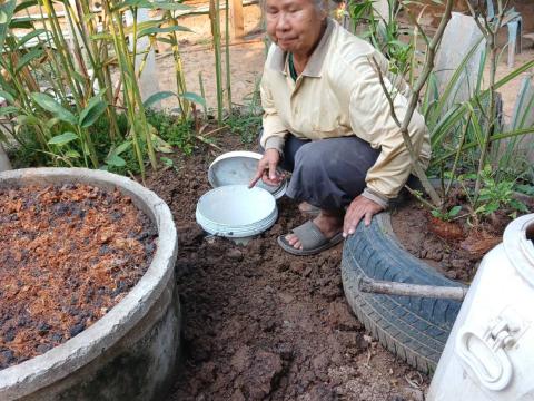 การขับเคลื่อนกิจกรรมถังขยะเปียก ลดโลกร้อน ของตำบลวัดโบสถ์